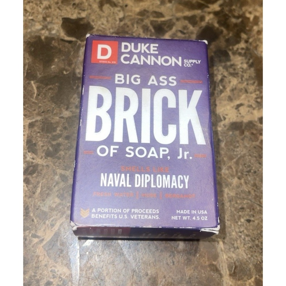 Duke Cannon Supply Co BIG ASS BRICK of Soap Jr Naval Supremacy 4.5 oz***‎